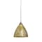 Besa Lighting Eve Cord Pendant, Stone Gold Foil, Satin Nickel Finish, 1x50W Halogen 1XT-EVEGS-SN - alternate 1